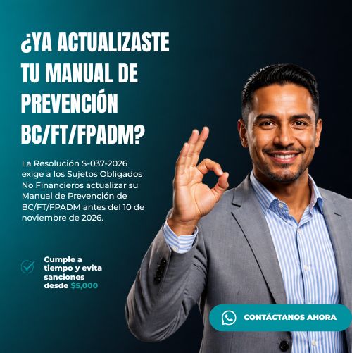 Resolución de manuales de cumplimiento SSNF 2026 Celu