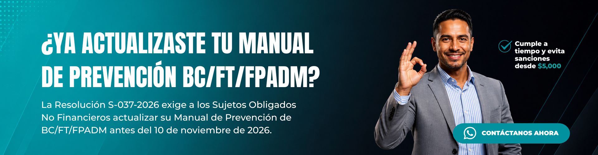 Resolución de manuales de cumplimiento SSNF 2026 desk
